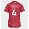 Liverpool Virgil van Dijk #4 Hjemmedrakt Kvinner 2026-27 Kortermet